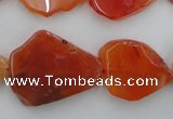 CNG892 15.5 inches 15*20mm – 20*30mm freeform red agate beads