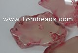 CNG895 15.5 inches 15*20mm – 25*48mm freeform dyed agate beads