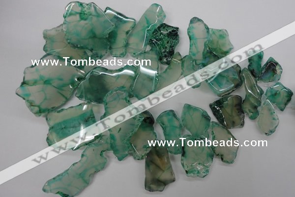 CNG8956 15.5 inches 15*20mm – 25*48mm freeform dyed agate beads