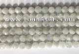 CNG9051 15.5 inches 8mm faceted nuggets white moonstone gemstone beads
