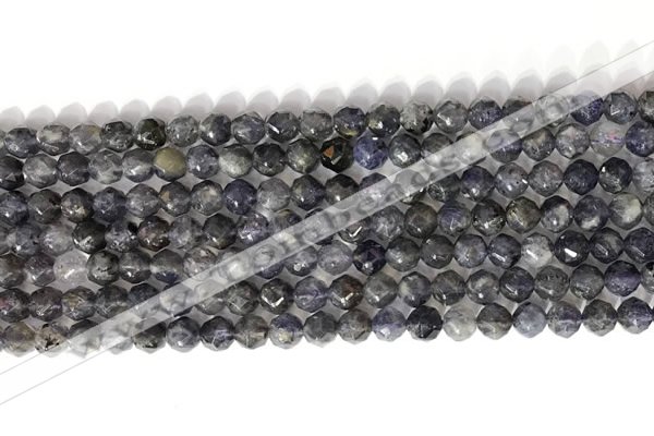 CNG9058 15.5 inches 6mm faceted nuggets iolite gemstone beads