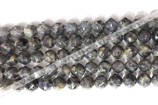 CNG9060 15.5 inches 10mm faceted nuggets iolite gemstone beads