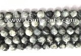 CNG9069 15.5 inches 10mm faceted nuggets eagle eye jasper gemstone beads