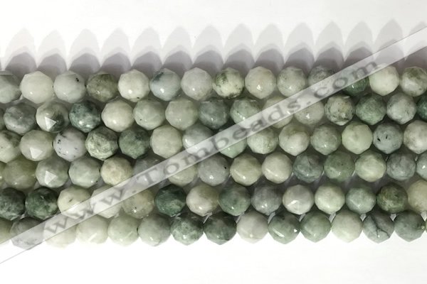 CNG9072 15.5 inches 8mm faceted nuggets jade gemstone beads
