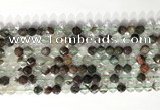 CNG9073 15.5 inches 6mm faceted nuggets ghost crystal  gemstone beads