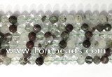 CNG9074 15.5 inches 8mm faceted nuggets ghost crystal  gemstone beads