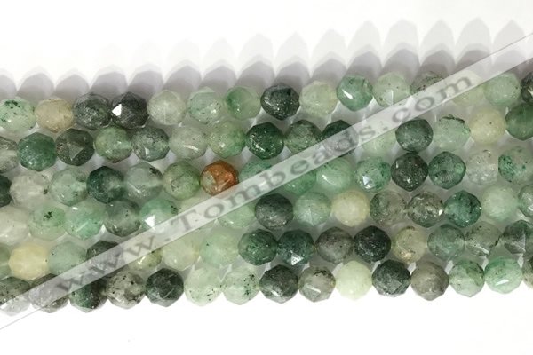 CNG9079 15.5 inches 8mm faceted nuggets jade gemstone beads