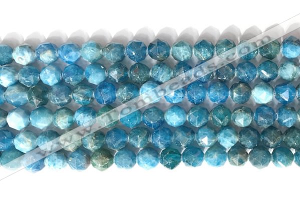 CNG9083 15.5 inches 8mm faceted nuggets apatite gemstone beads