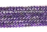 CNG9092 15.5 inches 6mm faceted nuggets amethyst gemstone beads