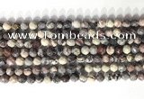 CNG9094 15.5 inches 6mm faceted nuggets purple striped jasper beads