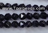 CNG926 15 inches 8mm faceted nuggets amethyst gemstone beads