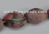 CNG94 15.5 inches 12*14mm - 20*35mm nuggets rhodochrosite gemstone beads