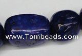 CNG98 15.5 inches 15*20mm - 20*35mm nuggets dyed lapis lazuli beads