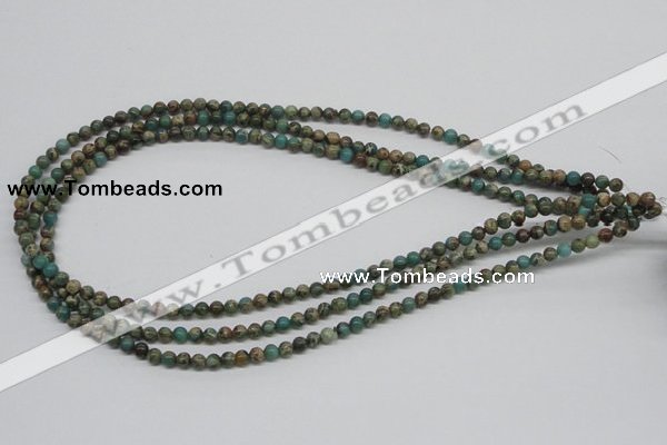 CNI01 16 inches 4mm round natural imperial jasper beads wholesale