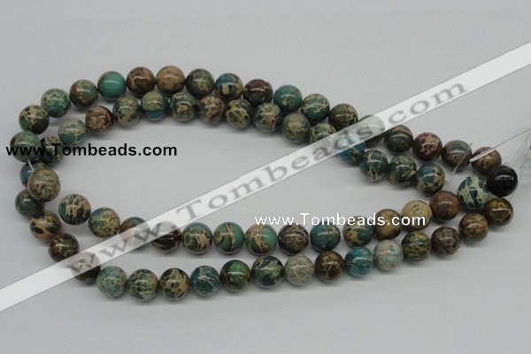 CNI05 16 inches 12mm round natural imperial jasper beads wholesale