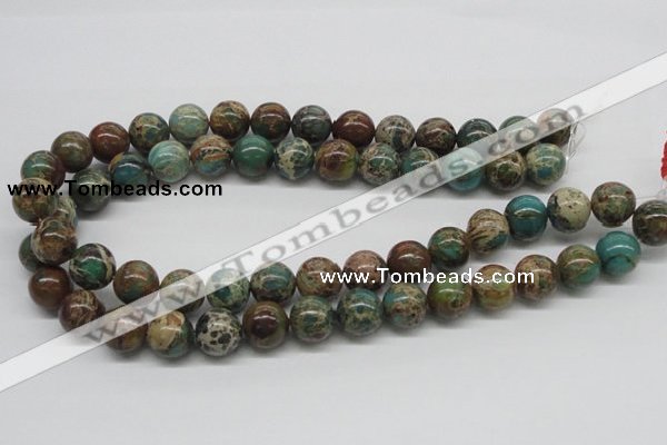 CNI06 16 inches 14mm round natural imperial jasper beads wholesale