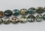 CNI10 16 inches 8*10mm oval natural imperial jasper beads wholesale