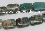 CNI15 16 inches 12*16mm rectangle natural imperial jasper beads wholesale