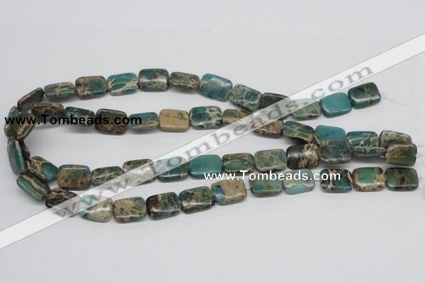 CNI15 16 inches 12*16mm rectangle natural imperial jasper beads wholesale