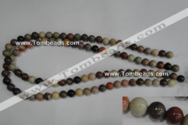 CNI202 15.5 inches 8mm round imperial jasper beads wholesale