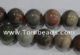 CNI205 15.5 inches 14mm round imperial jasper beads wholesale