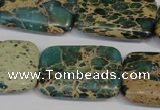 CNI28 15.5 inches 20*30mm rectangle natural imperial jasper beads