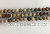 CNI371 15.5 inches 8mm round American picture jasper beads