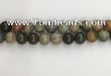 CNI374 15.5 inches 14mm round American picture jasper beads