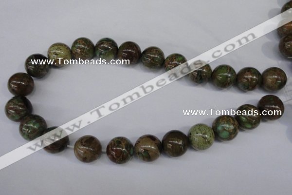 CNI55 15.5 inches 18mm round natural imperial jasper beads