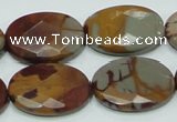 CNJ11 15.5 inches 18*25mm faceted oval natural noreena jasper beads