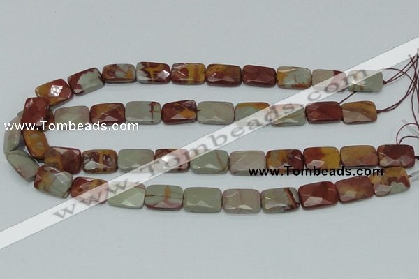 CNJ12 15.5 inches 13*18mm faceted rectangle natural noreena jasper beads