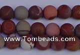 CNJ301 15.5 inches 6mm round matte noreena jasper beads wholesale