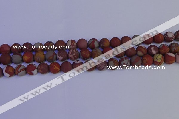 CNJ303 15.5 inches 10mm round matte noreena jasper beads wholesale