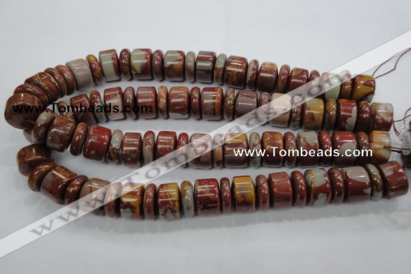 CNJ31 15.5 inches 6*18mm & 12*18mm rondelle noreena jasper beads