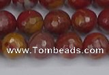 CNJ311 15.5 inches 10mm faceted round noreena jasper beads