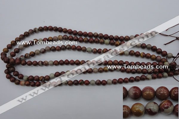 CNJ66 15.5 inches 6mm round noreena jasper beads wholesale