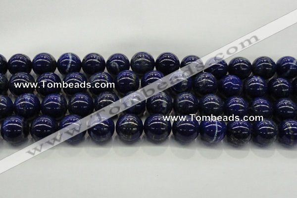 CNL1005 15.5 inches 14mm round B grade natural lapis lazuli beads