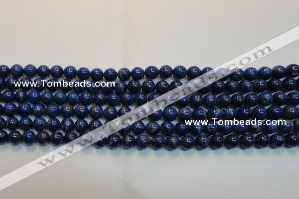 CNL1050 15.5 inches 7.5mm - 8mm round B grade natural lapis lazuli beads