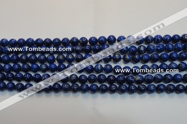 CNL1051 15.5 inches 7.5mm - 8mm round B+ grade natural lapis lazuli beads