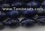 CNL1102 15.5 inches 8*12mm rice lapis lazuli gemstone beads