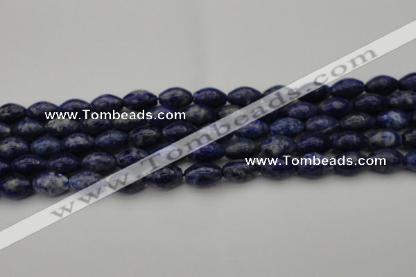 CNL1102 15.5 inches 8*12mm rice lapis lazuli gemstone beads