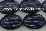 CNL1122 15.5 inches 18*25mm oval lapis lazuli gemstone beads