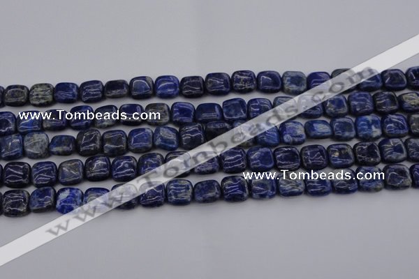 CNL1126 15.5 inches 10*10mm square lapis lazuli gemstone beads