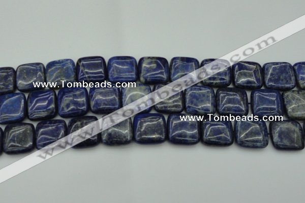 CNL1130 15.5 inches 18*18mm square lapis lazuli gemstone beads