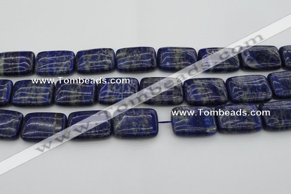 CNL1145 15.5 inches 18*25mm rectangle lapis lazuli gemstone beads