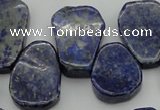 CNL1153 Top drilled 15*20mm - 18*25mm freeform lapis lazuli beads