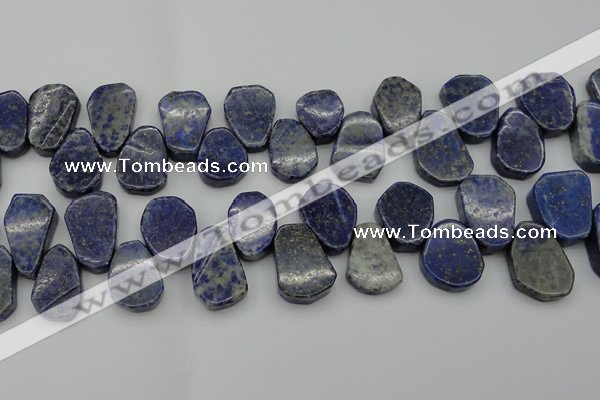 CNL1153 Top drilled 15*20mm - 18*25mm freeform lapis lazuli beads