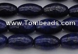 CNL1158 15.5 inches 10*16mm rice lapis lazuli gemstone beads