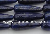 CNL1161 15.5 inches 10*30mm teardrop lapis lazuli gemstone beads