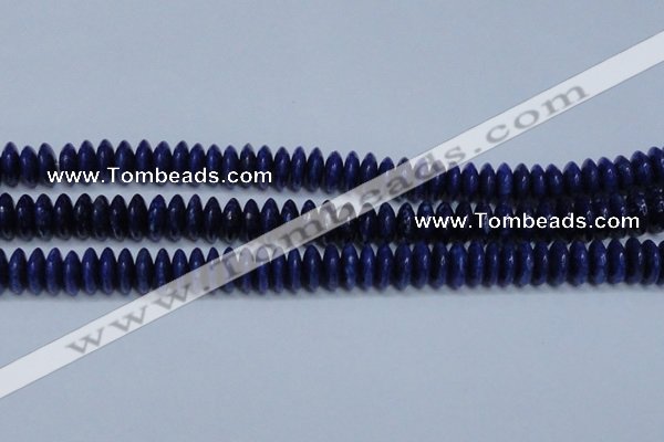 CNL1263 15.5 inches 5*12mm rondelle natural lapis lazuli beads